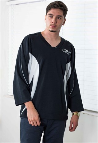 VINTAGE REEBOK JERSEY T-SHIRT LOGO 90S M 12.6