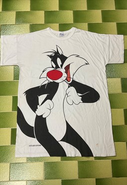 Vintage 1993 Warner Bros Sylvester Womens T-Shirt like L/XL 