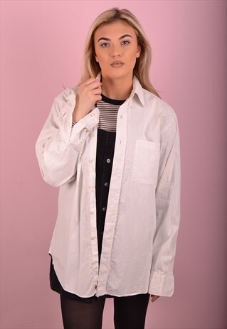WHITE RALPH LAUREN CHAPS SHIRT GRL3574