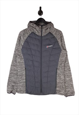 Men's Berghaus Fleece Puffer Jacket In Grey Size Large