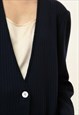 VALENTINO NAVY BUTTONS UP OLDSCHOOL KNITWEAR CARDIGAN 4715