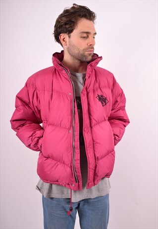 KAPPA MENS VINTAGE PADDED JACKET MEDIUM PURPLE 90S