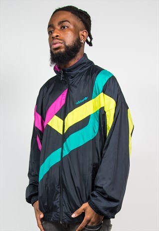 ADIDAS VINTAGE WINDBREAKER TRACKSUIT JACKET