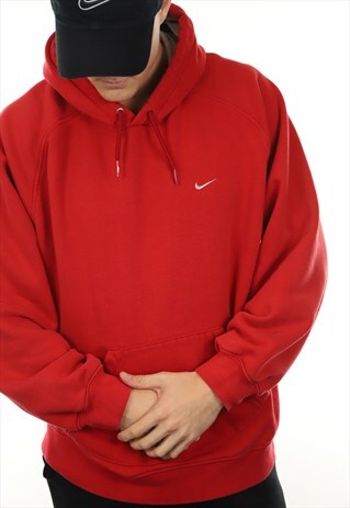 VINTAGE NIKE SMALL LOGO HOODIE SWEATSHIRT