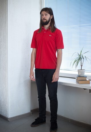 VINTAGE 90'S RED POLO SHIRT