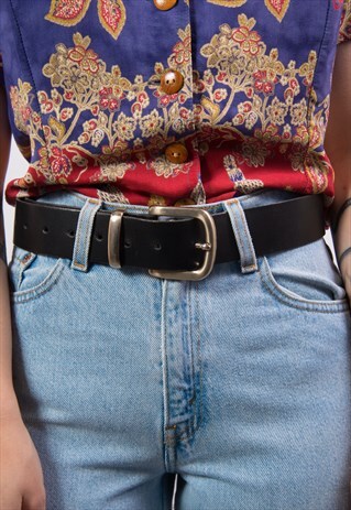 VINTAGE 90'S LEATHER BELT