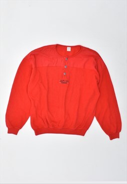 Vintage 90's Carrera Jumper Sweater Oversize Red