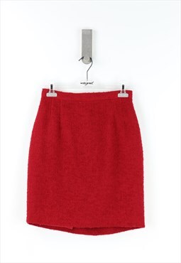 Luisa Spagnoli Tube Skirt in Red - 42