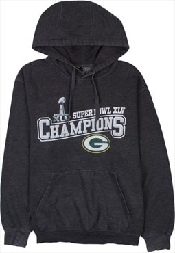 Vintage 90's NFL Hoodie Green Bay Packers Pullover Grey