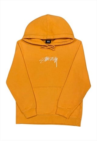 STUSSY ORANGE HOODIE S