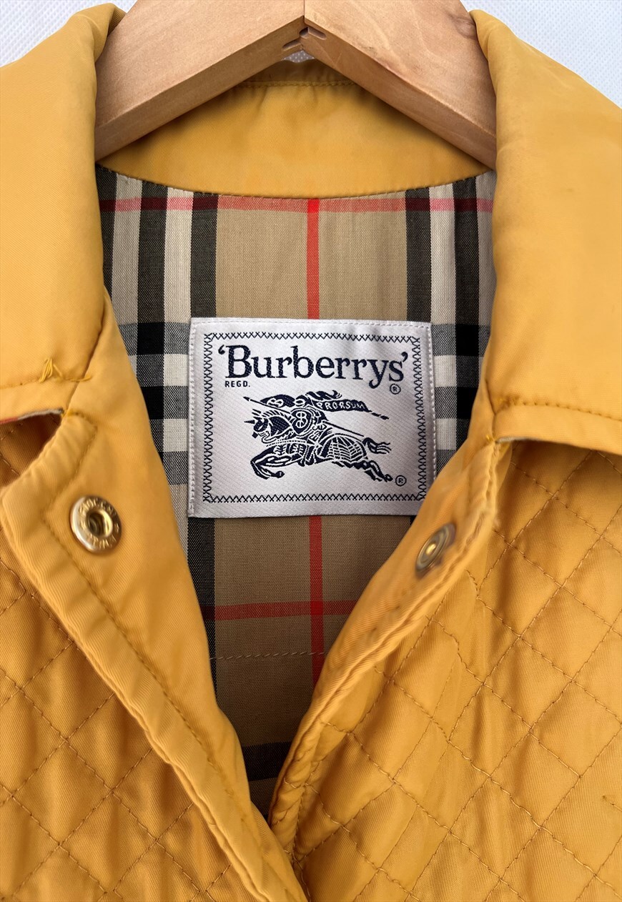 Burberry vintage 2025 coat yellow