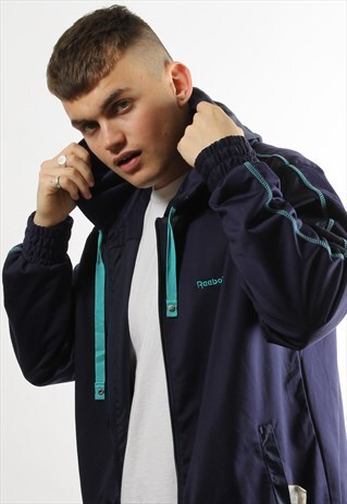 VINTAGE REEBOK REVERSIBLE WINDBREAKER JACKET