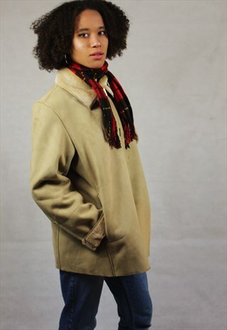 VINTAGE / SUEDE STYLE / SOFT LINING / JACKET