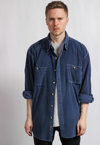 VINTAGE OVERSIZED CORDUROY SHIRT