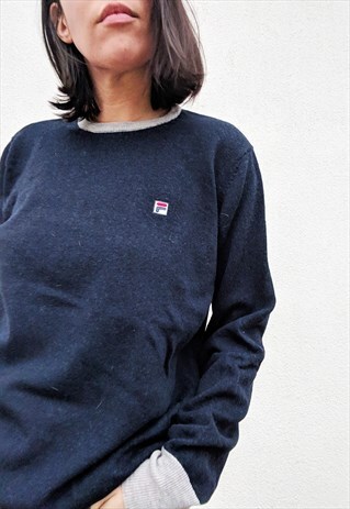 VINTAGE KNIT FILA JUMPER