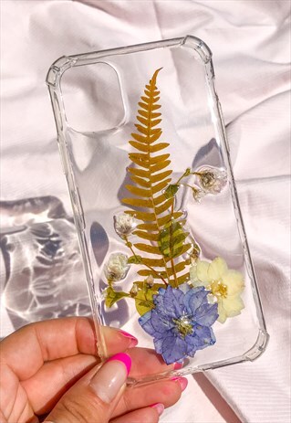 PRESSED FLOWER PHONE CASE/ PHONE COVER