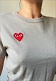 GREY ORGANIC COTTON TEE