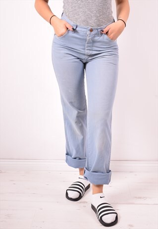 WRANGLER WOMENS VINTAGE JEANS W30 L31 BLUE 90S