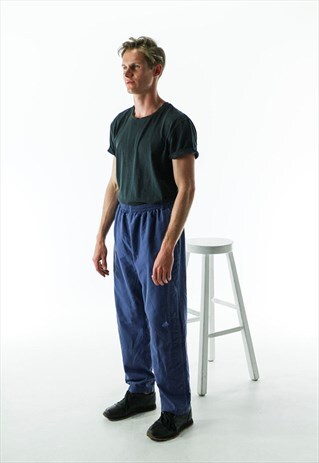 BLUE TRAINING PANTS / HIGH WAISTED PANTS