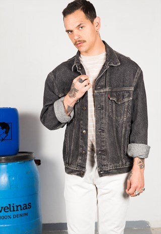 VINTAGE 80S LEVI'S DENIM JACKET / 0004 / 902