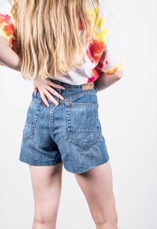 VINTAGE 1990S BLUE DENIM SHORTS