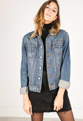 VINTAGE 80S LEVI'S DENIM JACKET / R1350