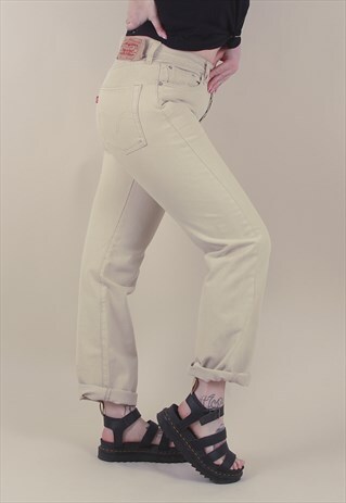 VINTAGE LEVI'S 501 HIGH WAISTED DENIM MOM JEANS /AB3024