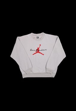 Vintage 90s Nike Air Jordan Embroidered Logo Sweatshirt