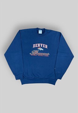 Pro Player Denver Broncos Sweatshirt in Navy Blue