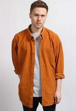 VINTAGE OVERSIZED CORDUROY SHIRT