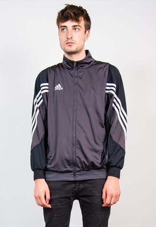 ADIDAS 90'S GREY TRACKSUIT JACKET