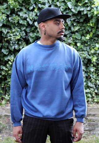 VINTAGE 90S NAF NAF UNISEX SWEATSHIRT JUMPER