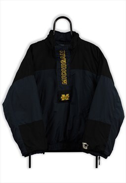 Starter Michigan Wolverines 1/4 Zip Jacket