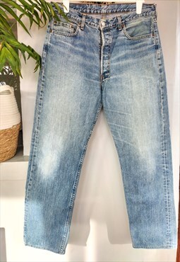 Vintage 90's Button Fly Straight Leg Levi Jeans 