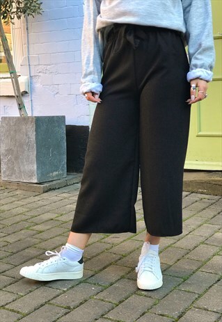 VINTAGE BLACK WINTER CULOTTES