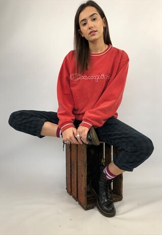 VINTAGE CHAMPION OVERSIZED SWEATSHIRT SWEATER JUMPER 90S