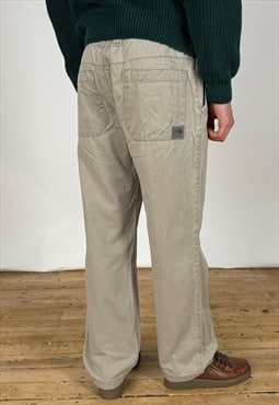 Vintage The North Face Trousers Men's Beige