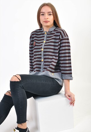 VINTAGE 90'S STRIPPED JUMPER