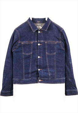 Vintage 90's Calvin Klein Denim Jacket Denim Blue Large
