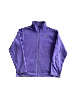 Regatta purple fleece medium Y2K outdoors full zip
