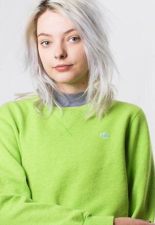 CHAMPION ROUND NECK LOGO SWEATSHIRT JUMPER