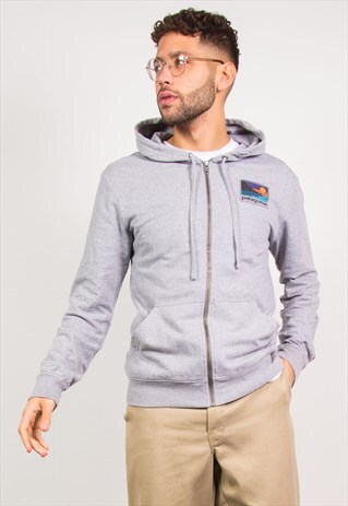 PATAGONIA ZIP FASTEN HOODIE HOODED SWEATSHIRT