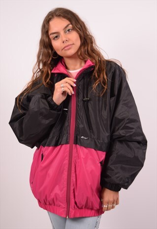 Vintage K-Way Windbreaker Jacket Black | Messina Girl | ASOS Marketplace