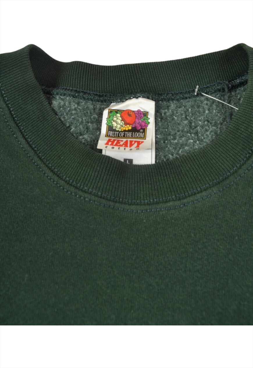 Fruit of the on sale loom green sweatshirt