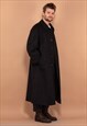 VINTAGE 90'S MEN LODEN WOOL BLEND COAT IN GRAY