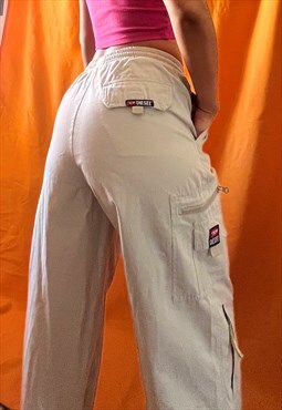 Vintage 90's Rare Diesel Cargo Utility Baggy Trousers