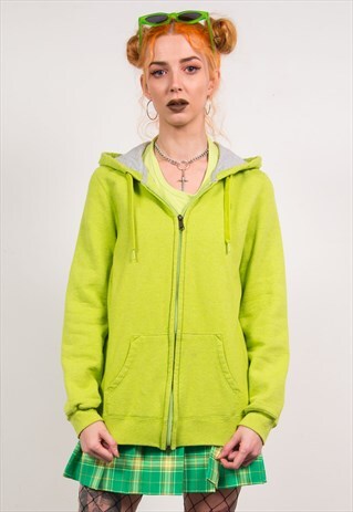 CHAMPION LIME GREEN SWEATSHIRT TRACKSUIT JACKET