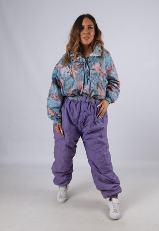 VINTAGE CHILL OUT FULL SKI SUIT SNOW SPORTS UK 16 XL (AJDD)