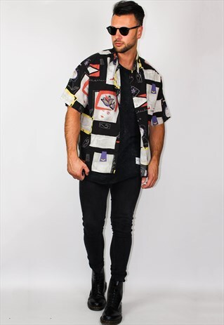 VINTAGE PATTERNED FESTIVAL SHIRT