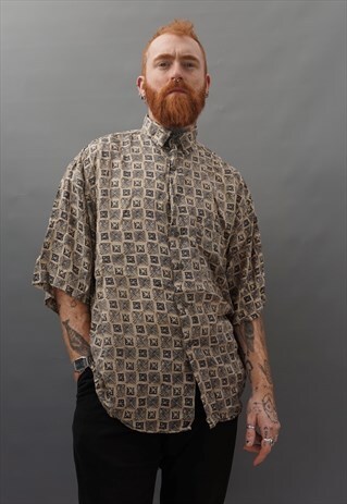 VINTAGE 1980S SILK HAWAIIAN SHIRT